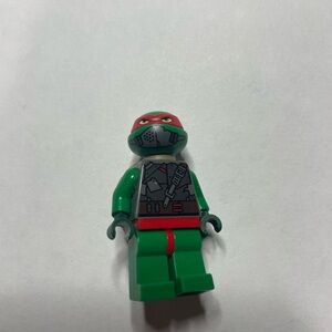 LEGO Raphael With Armor Minifigure Tnt026 Teenage Mutant Ninja Turtles 79119 EUC